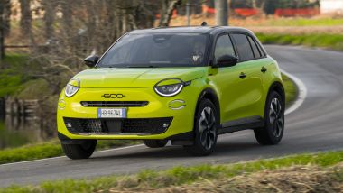 Fiat 600 Hybrid si guida facile, ma anche (quasi) sportiva