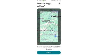 Google Maps: il menu per scaricare le mappe e renderle disponibili offline