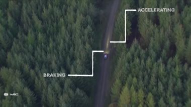 I due Light Pod di profondità vengono regolati in modo diverso per frenate e guda ''full gas''