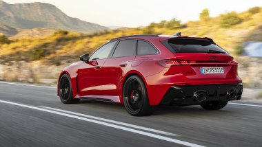 Nuova Audi RS 5: su strada