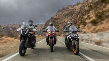Comparativa globetrotter 2026: sfida tra BMW R 1300 GS, Ducati Multistrada V4 S e KTM 1390 Super Adventure S Evo