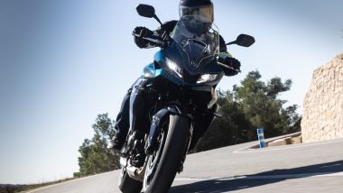 Triumph Tiger Sport 660 2026, uno scatto durante la prova