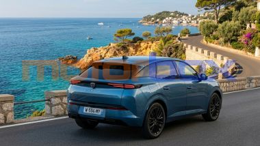 Nuova Lancia Gamma, 3/4 posteriore - Immagine generata con AI