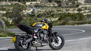 Triumph Trident 660 2026, 3/4 posteriore