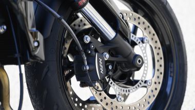 Triumph Trident 660 2026, confermato l'impianto frenante