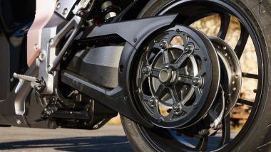 Honda WN7, la naked elettrica &egrave; la prima Honda con trasmissione finale a cinghia