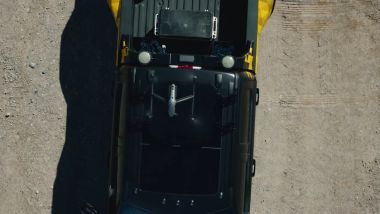 Pickup con eliporto incorporato (YouTube/@Caterpillar)