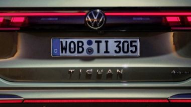 Volkswagen Tiguan, la scritta sul portellone