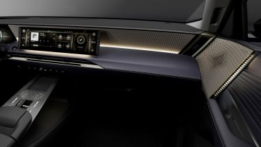 DS N&deg;7 2026, dettaglio della plancia e l'infotainment da 16''