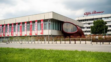 Il museo Alfa Romeo e un tratto della pista