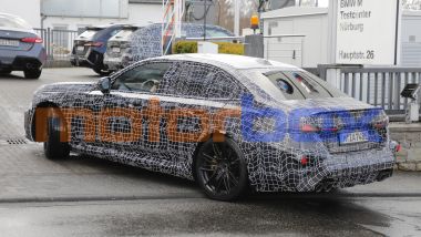 BMW M5 2027, 3/4 posteriore