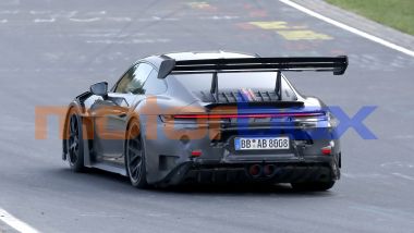 Nuova Porsche 911 GT3 RS facelift, il posteriore