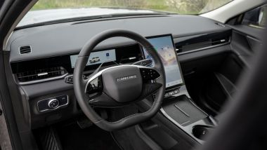 Jaecoo 5 SHS-H, gli interni: uguali a EV e benzina