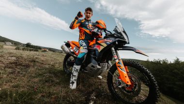 Edgar Canet in sella alla KTM 890 Adventure R Rally 2026