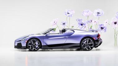 Bugatti W16 Mistral “Caroline”, vista laterale