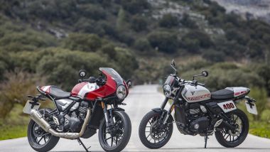 Triumph Tracker e Thruxton 400