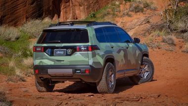 Nuova Jeep Cherokee Trailhawk (Upland) concept, 3/4 posteriore