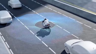 Garuma 1000 RR, avr&agrave; radar e telecamere per un'assistenza a 360 gradi