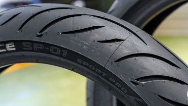 MRF Tyres&nbsp;Steel Brace SP-01. Cintura in acciaio e monomescola