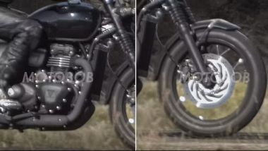 Triumph Bonneville 400, cerchi a raggi e dischi ''old-style''