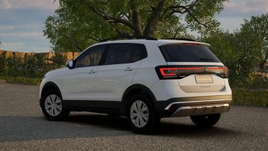 Volkswagen Taigun 2026 visto da dietro