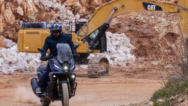 Voge SR450X, via il TC e si derapa di potenza