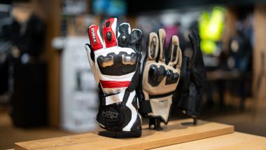 I guanti hanno 3 diversi livelli di omologazione