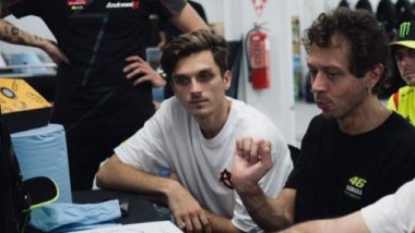 Luca Marini, Valentino Rossi: Credits: ValeYellow X.com