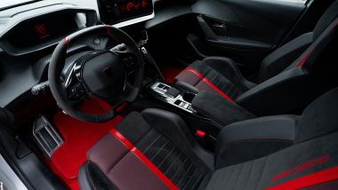 Peugeot 208 GTi, gli interni. Molto GTi