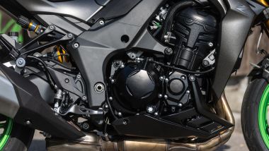 Comparativa ''supermedie'' 2026, il quattro in linea della Z1100 SE &egrave; quello col picco di coppia migliore (113 Nm)