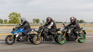 Comparativa ''supermedie'' 2026, Suzuki ha la sella pi&ugrave; comoda, Kawasaki il cruise control: chi vince in autostrada?