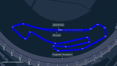 E-Prix Berlino 2026: la mappa del circuito | Foto: Formula E