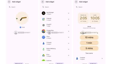 Android Auto widget