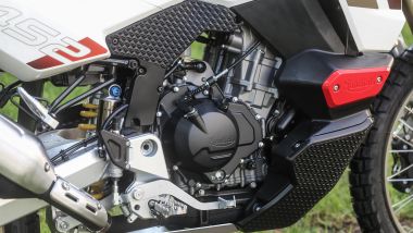 Mondial Mud 452, il motore &egrave; lo stesso della CF, ma con una taratura specifica