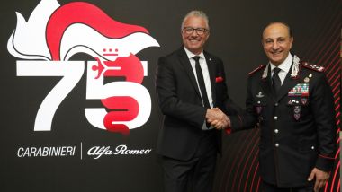 Alfa Romeo, 75 anni con l'Arma dei Carabinieri