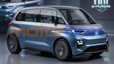 Fiat e-Multipla - Rendering non ufficiale di una E-Car generato con A.I.