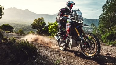 Jacopo Cerutti in azione con la Tuareg Rally