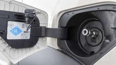 Hyundai Nexo 2026, bocchettone per il rifornimento di idrogeno