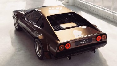 Maruto 308 Stradale, vista posteriore