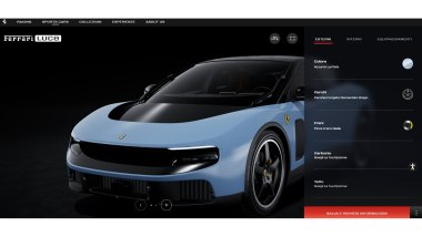 Configuratore Ferrari Luce personalizzazione esterni