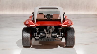 Brado Carbon Buggy, vista posteriore
