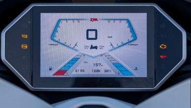 SYM Cruisym 400 2026, dettaglio del nuovo display