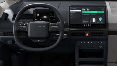 Il quadro strumenti del nuovo Kia PV5 Passenger a 6 e 7 posti