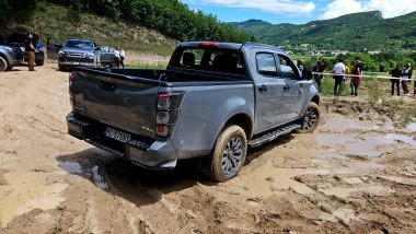 Isuzu D-Max 2.2, percorso off-road