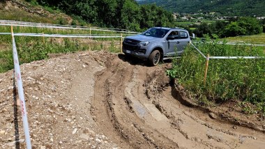 Isuzu D-Max 2.2, percorso off-road