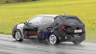 Nuova Hyundai i20, vista di 3/4