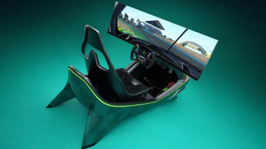 Aston Martin Curv Racing Simulators AMR-C01-R Hypercar Edition3/4 posteriore