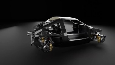 Lancia S4: scocca, motore e sospensioni - Rendering di Maltese Design
