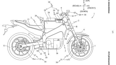 Brevetto Yamaha moto elettrica