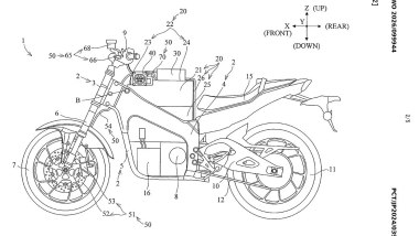 Brevetto Yamaha moto elettrica